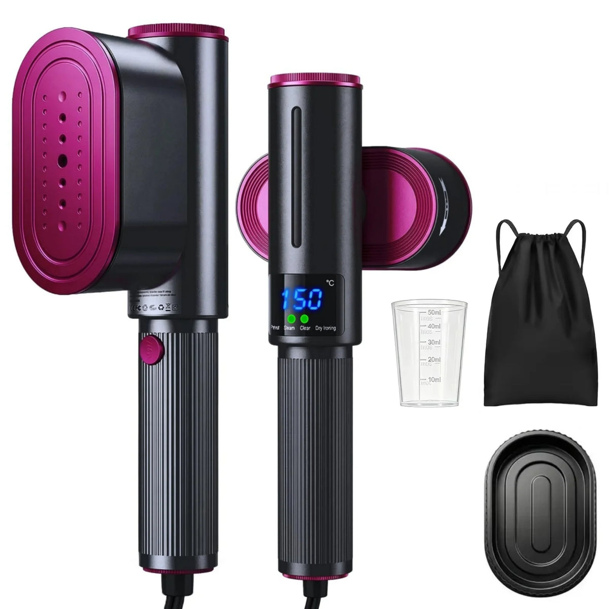 2-in-1 Digital Garment Steamer & Iron | VelaPress